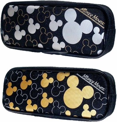 Picture of Disney Mickey Mouse Pencil Pouch Gold & Silver