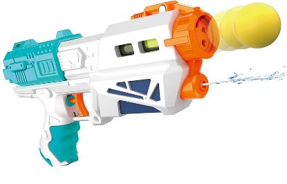 Picture of Aqua Storm 2 in 1 Water & Ball Gun in Double Clamshell With 6 Balls