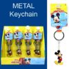 Picture of Mickey Figural Metal Keychain on Header Card in Display