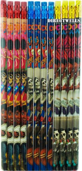 Picture of Disney Coco Wood Pencils 12 Count Pack