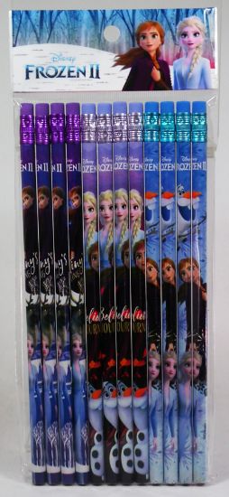 Picture of Disney Frozen II Wood Pencils 12 Count Pack - Wholesale