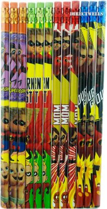 Picture of Disney Incredibles 2 Wood Pencils 12 Count Pack