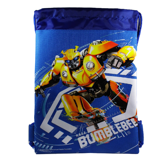 Picture of Transformers Bumble Bee Drawstring Backpack Blue - Wholesale