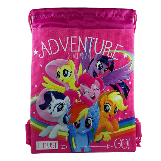 Picture of My Little Pony Drawstring Kids Backpack Pink -Wholesale