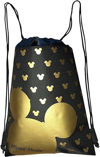 Picture of Disney Mickey Mouse Drawstring Backpack Gold And Black