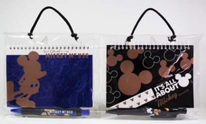 Picture of Disney Mickey Mouse Autograph Book with Retractable Pen Blue & Gold Color Cover - Wholesale