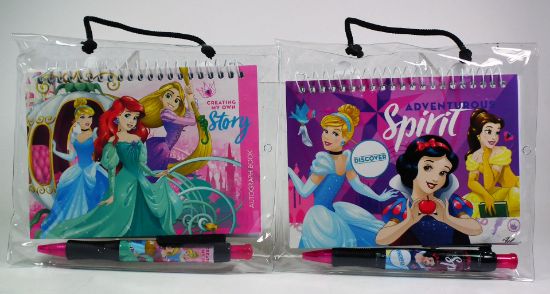 Picture of Disney Princesses Pink Spiral Autograph Book With Retractable Pen