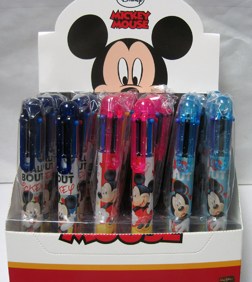 Picture of Disney Mickey Mouse 6-in-1 Color Perfumed Pen 6Pc Per Pack