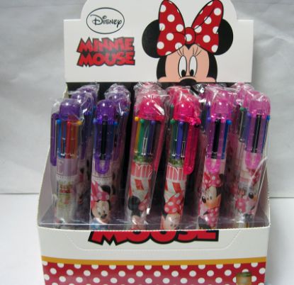 Picture of Disney Minnie Mouse 6-in-1 Color Perfumed Pen 6Pc Per Pack - Wholesale