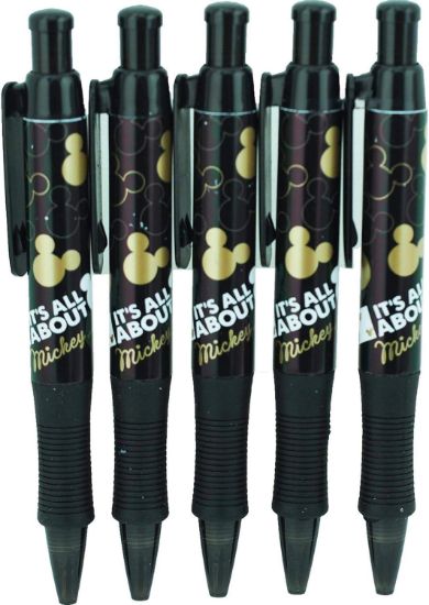 Picture of Disney Mickey Mouse It's All About Mickey Retractable Ball Pen 5Pc Pack - Wholesale