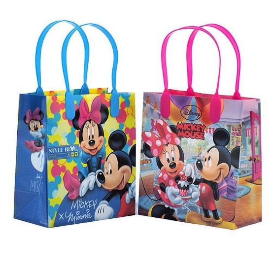 Picture of Disney Mickey And Minnie Mouse Small Goodie Bag Gift Bags 6 Inch - Wholesale