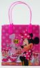 Picture of Disney Minnie Mouse 1st Birthday Reusable Small Goodie Bag 6 Inch Pink