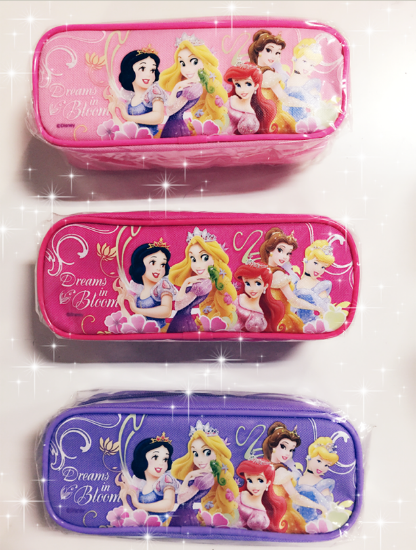 Picture of Disney Princess Cloth Pencil Pouch 1 Zipper 3 Colors