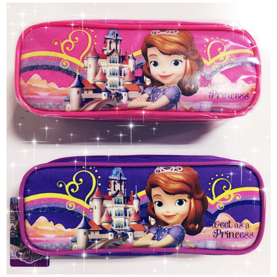 Picture of Disney Sofia Sweet As Princess Cloth Pencil Pouch 1 Zipper 2 Colors  - Wholesale