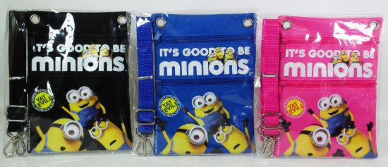 Picture of Despicable Me Minions Small Cross-Body Bag Passport Bag With Lanyard