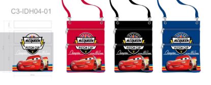 Picture of Disney Pixar Lightning McQueen Piston Cup Small Cross-Body Bag Passport Bag With Lanyard