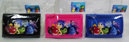 Picture of Disney Inside Out Trifold Wallet Blue Black And Pink