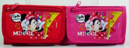 Picture of Disney Minnie Mouse Canvas Pink Trifold Wallet - Wholesale