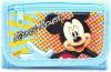 Picture of Disney Mickey Mouse Canvas Pink Trifold Wallet Blue And Cyan