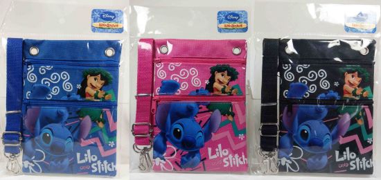 Picture of Disney Lilo Stitch Cross-Body Bag Passport Bag With Lanyard 3 Colors