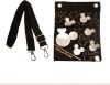 Picture of Disney Mickey Mouse Gold And Black Small Cross-Body Bag Passport Bag With Lanyard