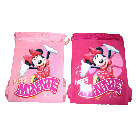 Picture of Disney Minnie Mouse Pink Drawstring Backpack - Wholesale