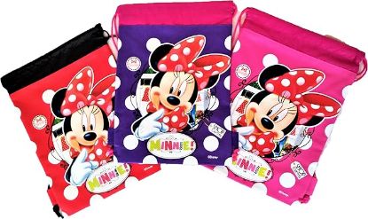 Picture of Disney Minnie Mouse Drawstring Backpack 3 Colors