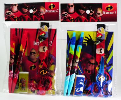 Picture of Disney Incredibles 2 Kids Stationery Set 6 Pcs 