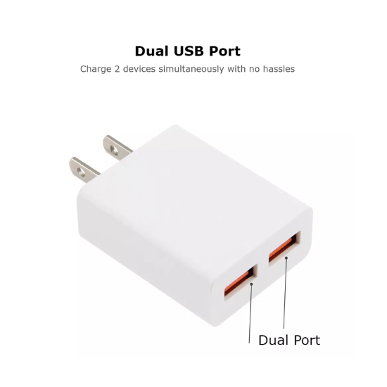 Picture of Dual USB Home Charger APD-622 Output 5V-2A