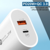 Picture of USA Angel Dual USB Home Charger ART A2036 Output PD+QC 20W