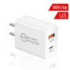 Picture of USA Angel Dual USB PD01 20W Charger Type-C QC3.0 Fast Charging