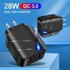 Picture of USA Angel TE-820 Dual USB 28W Fast Charging Adapter 