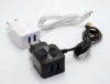 Picture of USA Angel YDC-D007 Dual Ports USB Charger With Fixed Micro USB Cable 