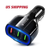 Picture of USA Angel TE-369 Fast Car Charger 3 USB Ports 30W