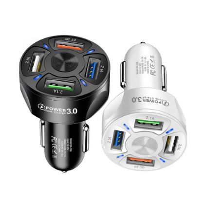 Picture of USA Angel TE-094 QC3.0 4-USB Car Charger 33W