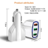 Picture of USA Angel YY-3U QC3.0 USB-A 3 Ports Phone Car Charger 15W