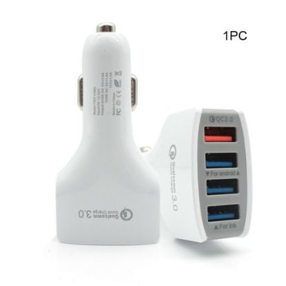 Picture of USA Angel YY-C008 QC3.0 USB-A 4 Ports Phone Car Charger 15W