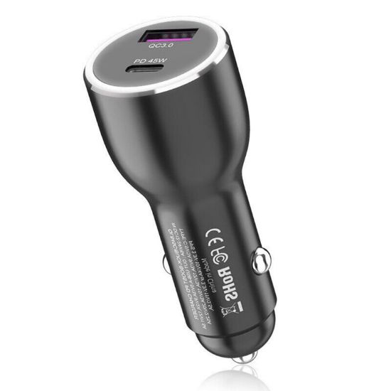 Picture of USA Angel YY-C25 PD Type-C And QC3.0 USB Phone Car Charger