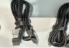 Picture of USA Angel MTW-B1M41 Black 1M Long 4 IN 1 Flat Braided Cable