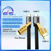 Picture of USA Angel MTW-Y1M41 Yellow 1M Long 4 IN 1 Flat Braided Cable