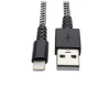 Picture of USA Angel WYD-1MDS 1M Dragon Stripe Braided Apple Lightning Cable